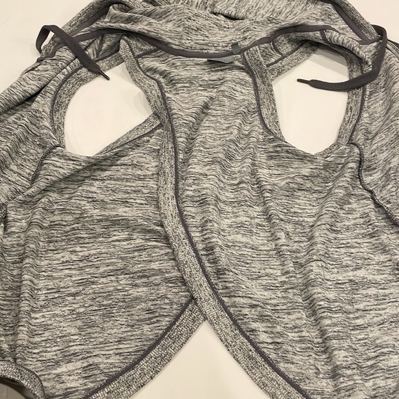 Athleta Zip Vest Hoodie In Grey Split
Back Women's XS - Picture 5 of 8